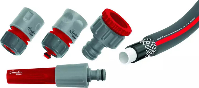 Premium hageslangesett - 20m 1/2" (5 deler)