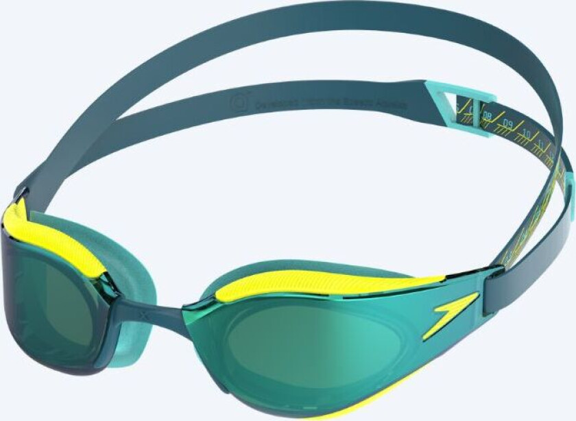Elite svømmebriller - Fastskin Hyper Elite Mirror - Gul/grønn