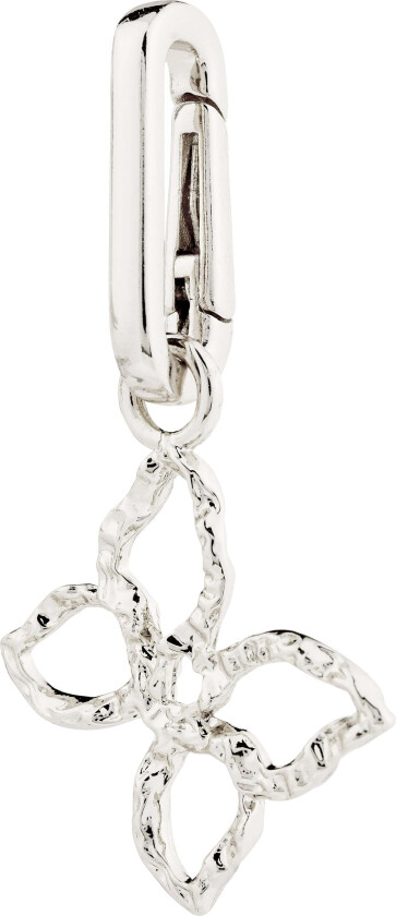 CHARM anheng med sommerfugl sølvbelagt