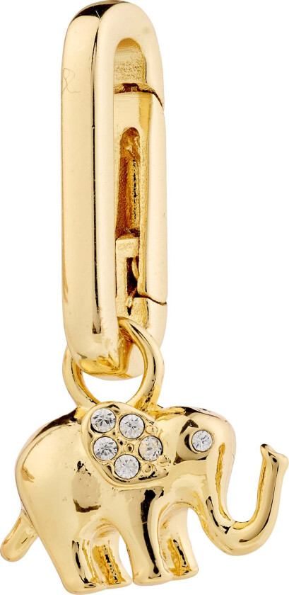 CHARM elefantanheng gullbelagt