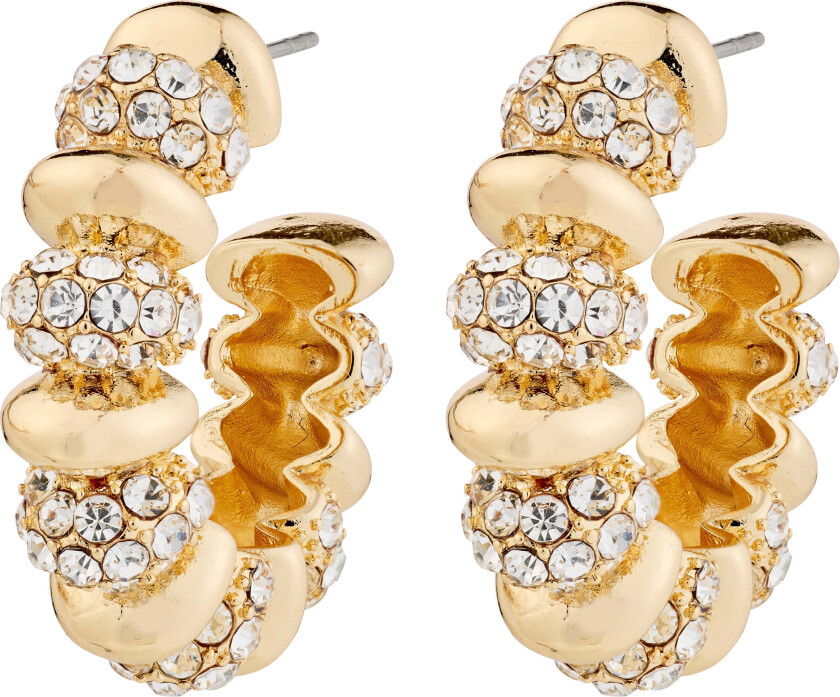 DELPHINE øreringer gullbelagt