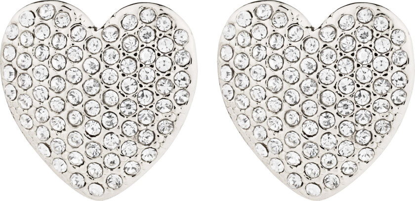 DUNE hjerteøreringer sølvbelagt