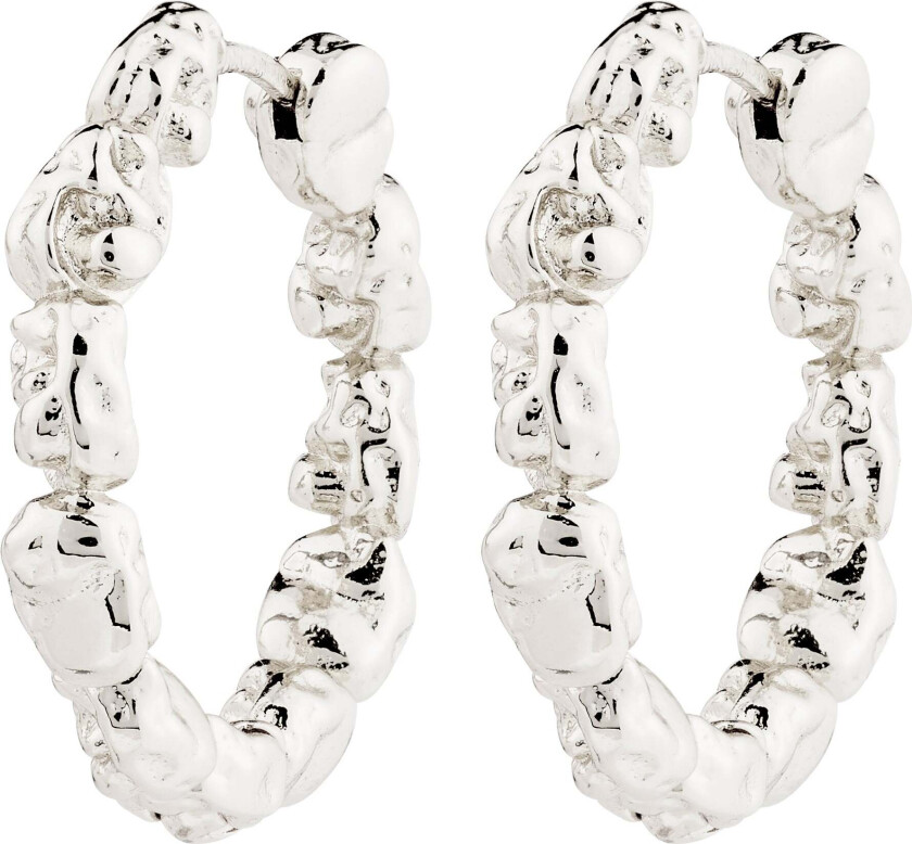 TIDE hoops sølvbelagt