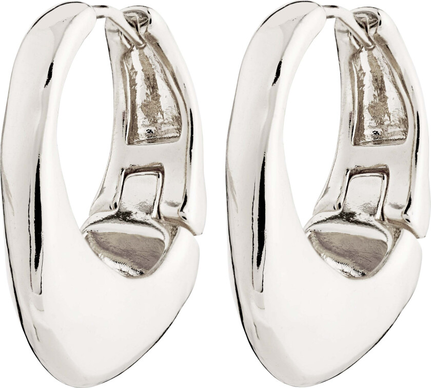 DUNE øreringer sølvbelagt