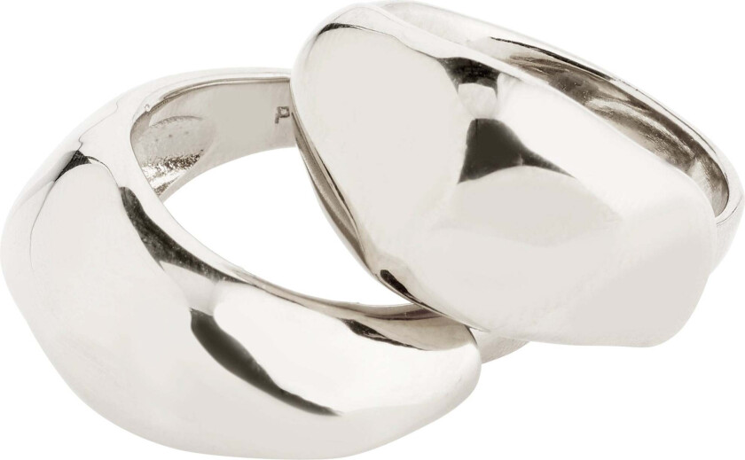 DUNE ringer, 2-i-1 sett, sølvbelagt