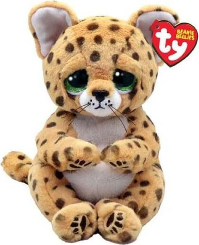 Beanie Babies Bellies Lloyd Leopard 15cm