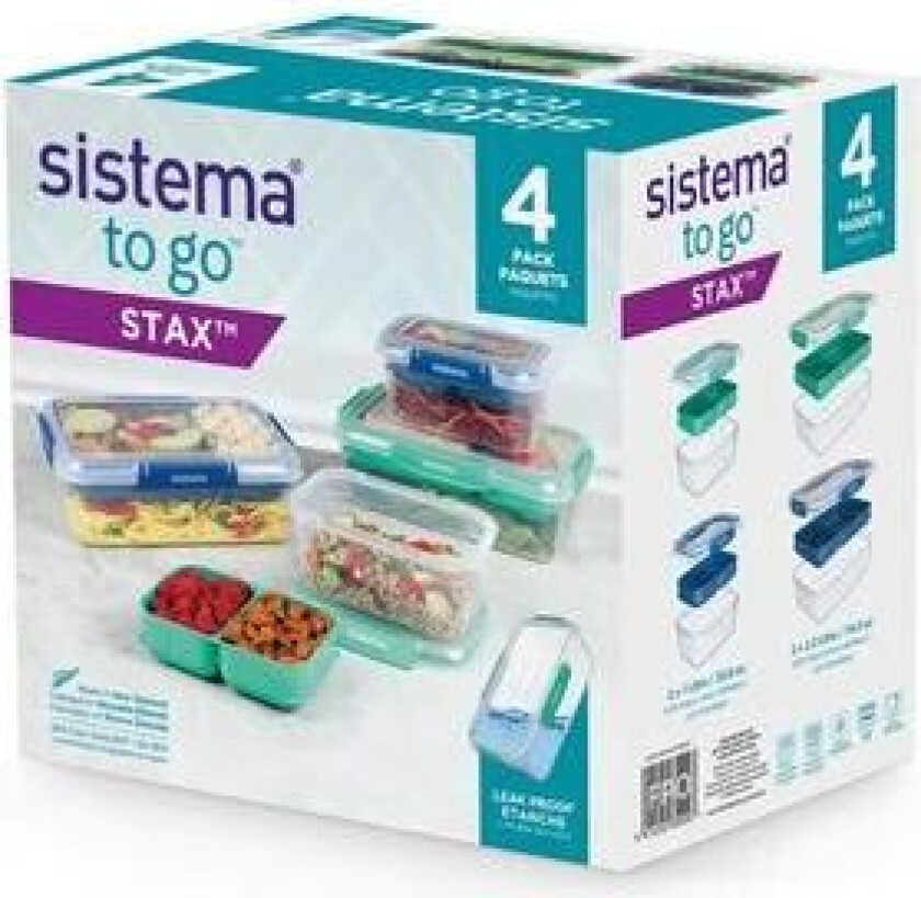 Stax Club 4 Pack To Go 2,2 L - 1 stk