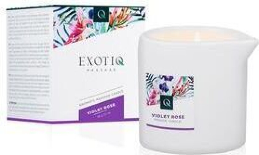 Massage Candle Violet Rose - 60 g.