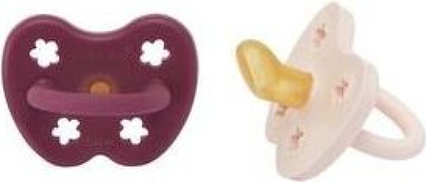 Smokk,, 3-36 mdr, Ortodontisk, Powder Pink & Rosewood - 2 stk.