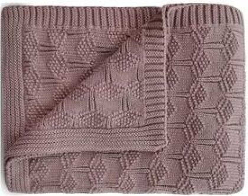 Knitted Baby Teppe Desert Rose - 1 stk.