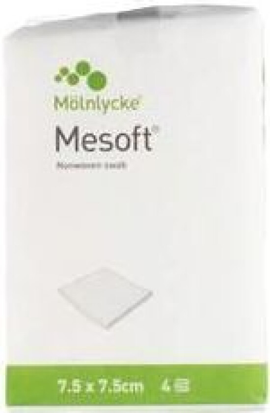 kompress usterile 7,5x7,5cm - 100 stk