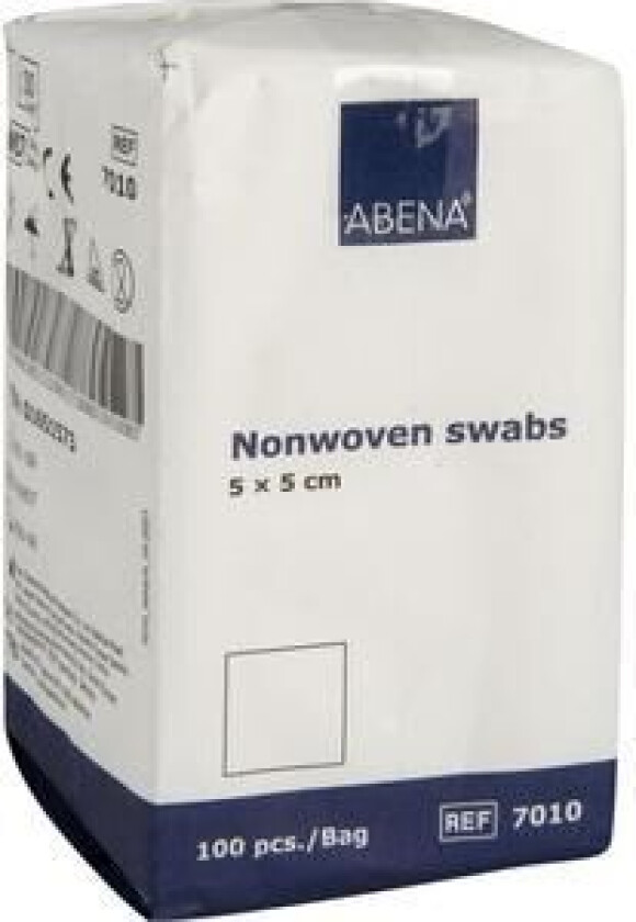Nonwoven kompress 5x5 cm - 100 stk.