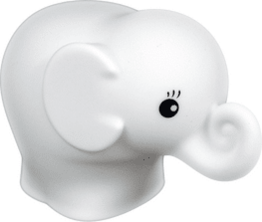 Nattlampe fra Tiny Tot, elefant, med USB-lader