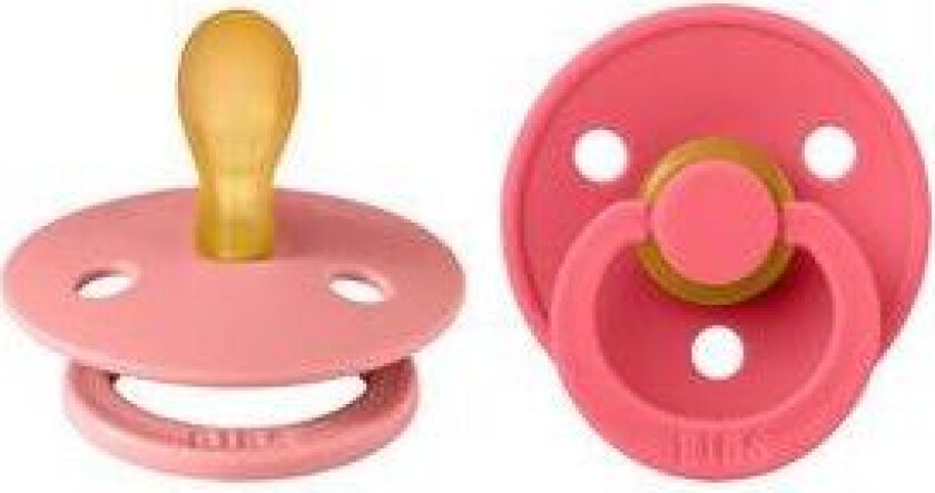 Colour Latex Symmetrisk Dusty Pink/Coral 2 pak - flere størrelser