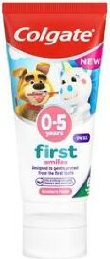 Tannpasta First Smiles 0-5 år - 50 ml.