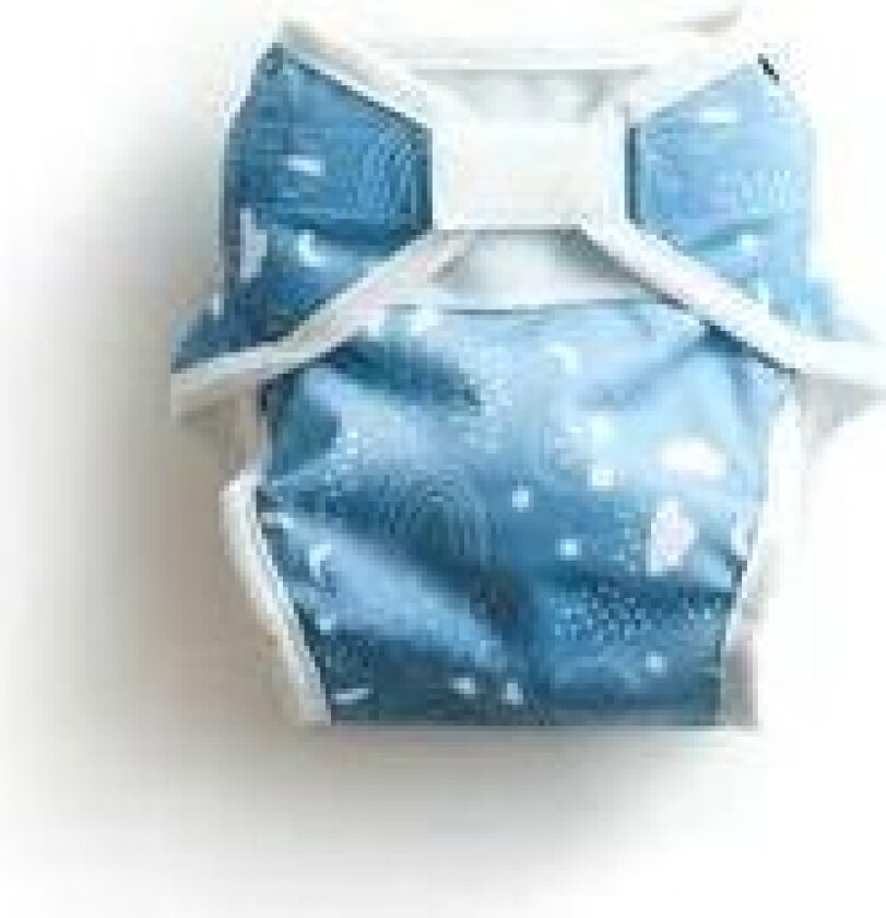 Vimse Diaper Cover Blue Teddy - Flere størrelser