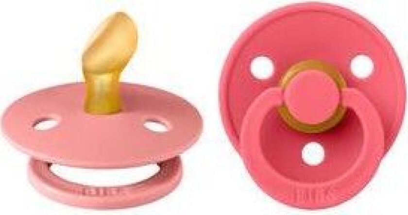 Colour Latex Anatomisk Dusty Pink/Coral 2 pak - flere størrelser