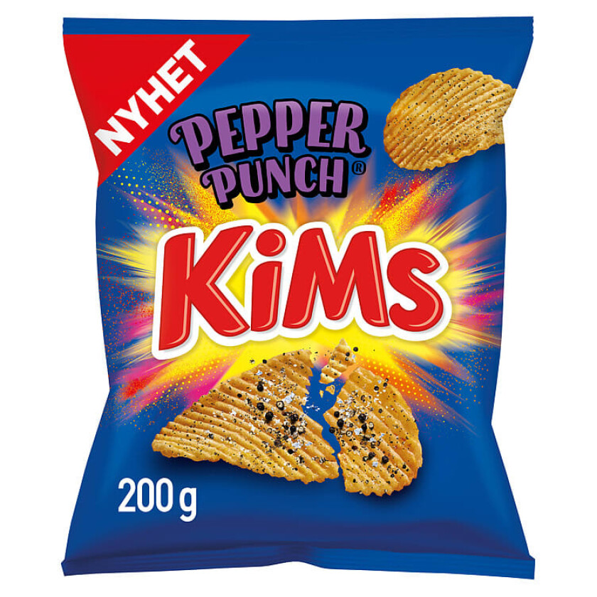 Kims Potetgull Pepper Punch 200g