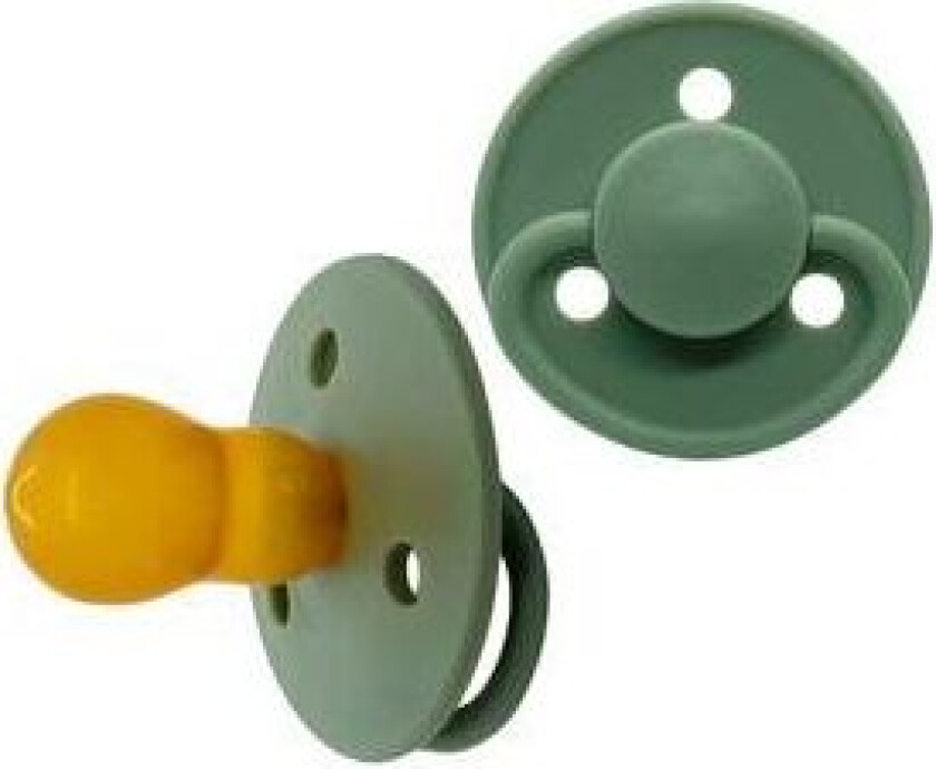 Lateks smokk 6 mnd+, Grønn - 2 stk