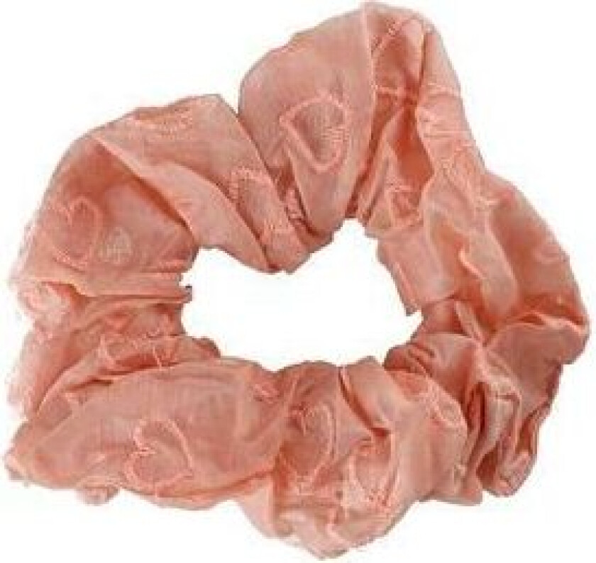 Manuella Scrunchie Rosa Hjerter - 1 stk.