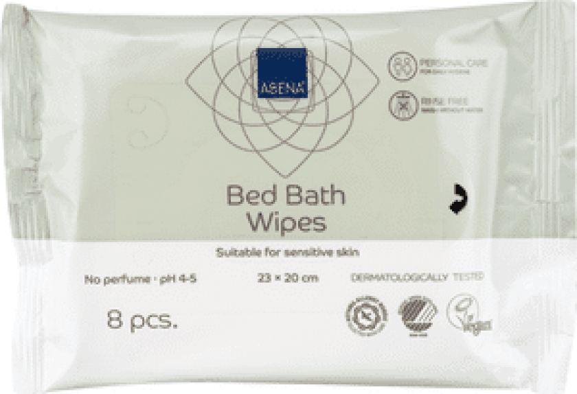 sengebadsservietter 20x23 cm - 8 stk.