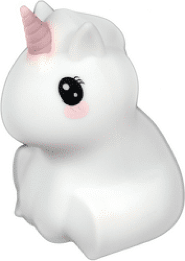 Nattlampe fra Tiny Tot, enhjørning, med USB-lader