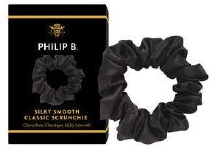 Classic Black Scrunchie - 1 stk.