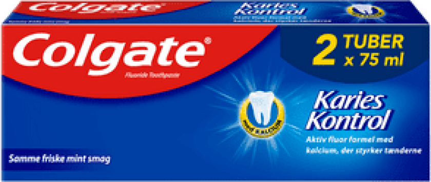 Caries Control Tannkrem - 2x75 ml