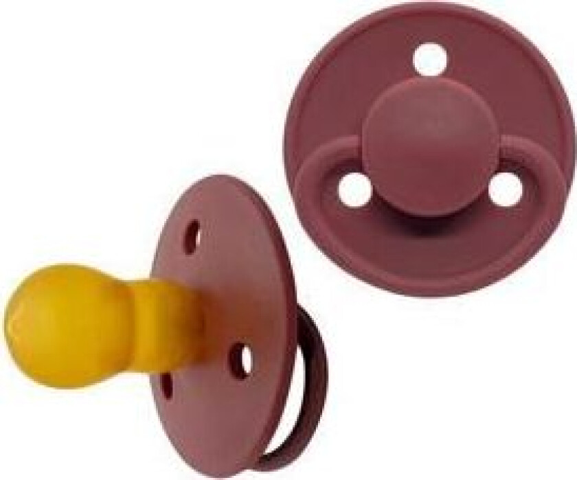 Lateks smokk 6 mnd+, Lilla - 2 stk