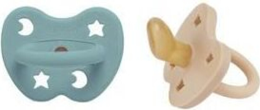 Smokk, 3- 36 mdr, Ortodontisk, Sand & Ocean Blue - 2 stk.