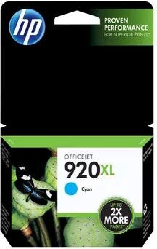 Hp Blekk Cyan 920xl - Officejet 6000/6000 E609a/6500/6500 E709a