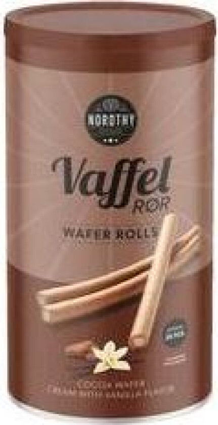 Vaffelrør Kakao og Vanilje - 250 g