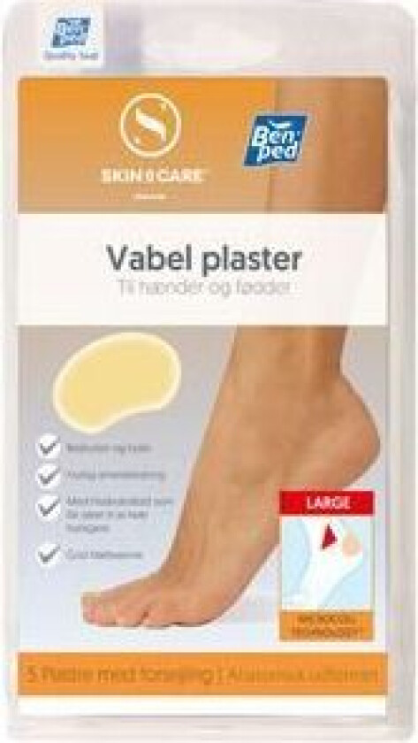 gnagsårplaster str. large - 5 stk