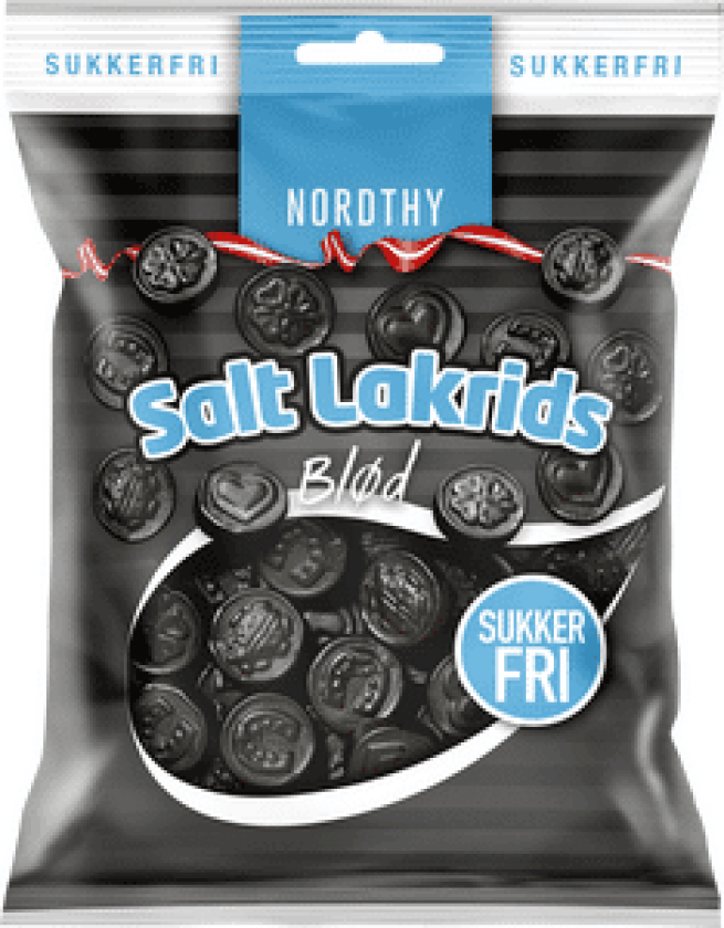 Sukkerfri, salt lakris – 75 g