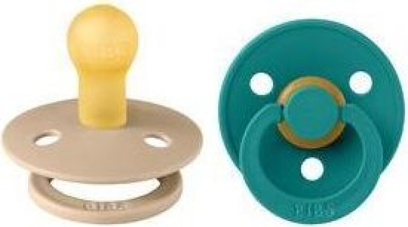 Colour Latex Rund Taupe/Scuba 2 pak - Flere størrelser