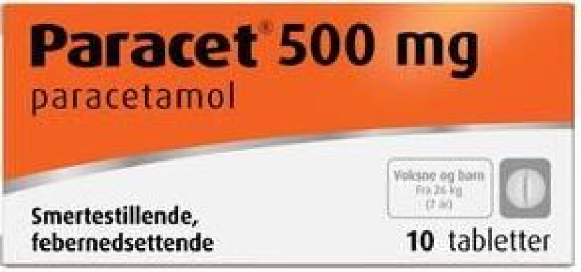 500 mg tabletter - 10 stk.