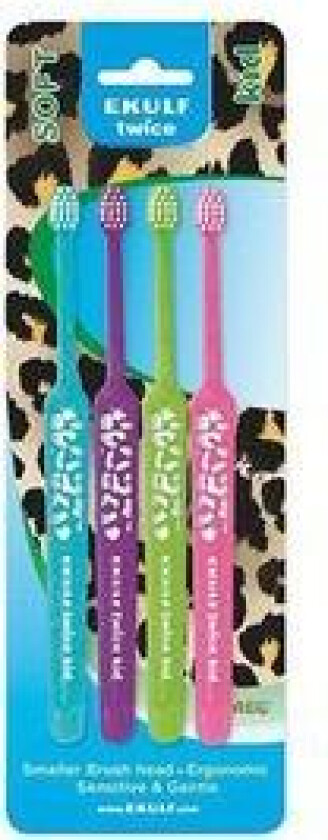 Twice Kid Tannbørste - 4 stk