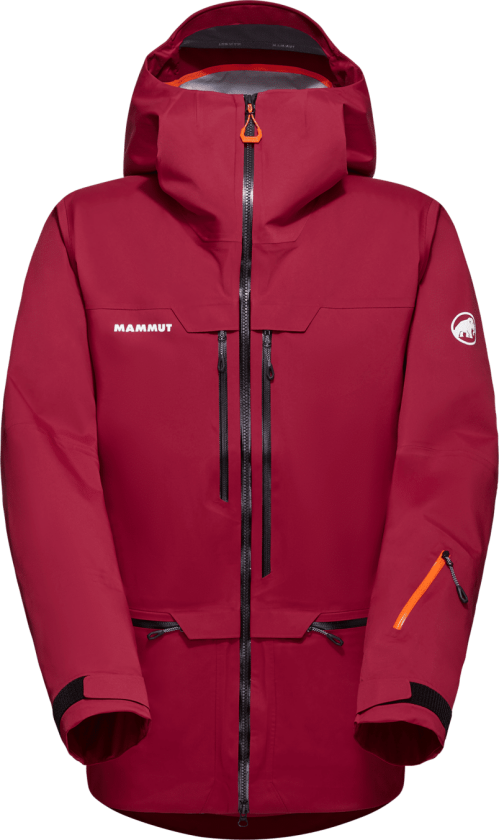 Haldigrat HS Hooded Jacket, ski- og snowboardjakke, herre Blood Red-black