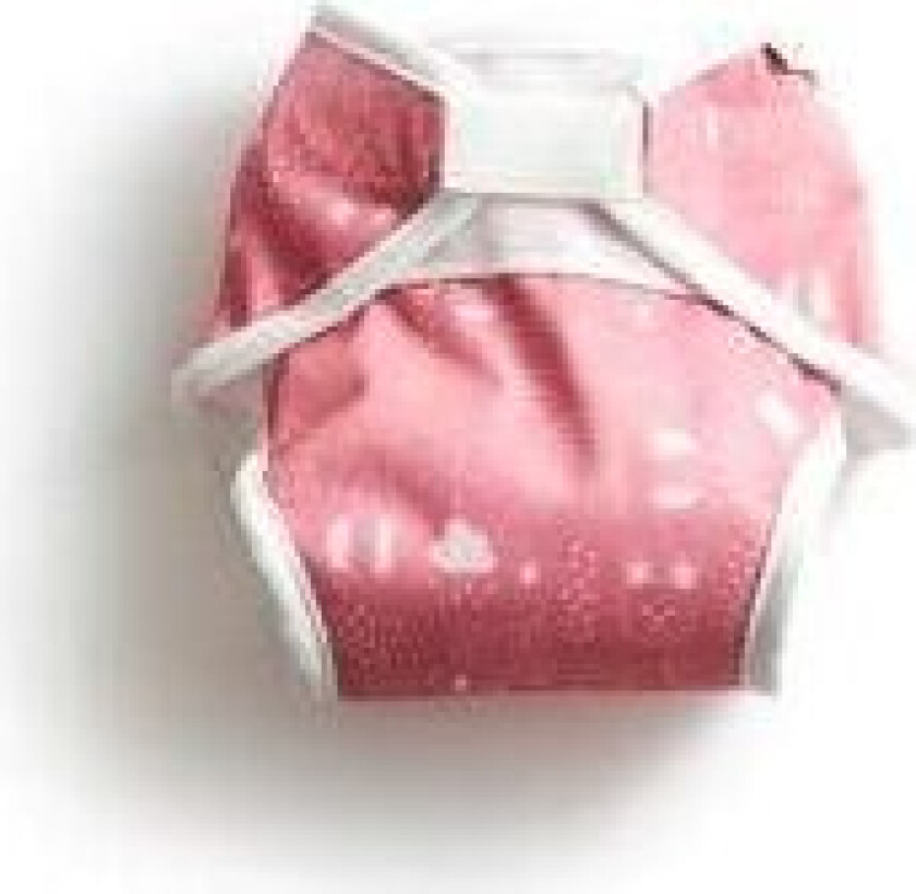 Vimse Diaper Cover Rusty Pink Teddy - Flere størrelser