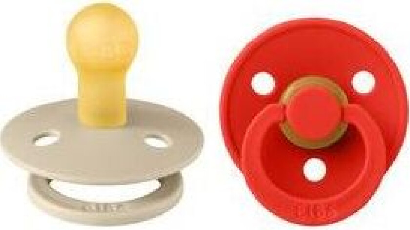 Colour Latex Rund Vanilla/Candy Apple 2 pak - Flere størrelser