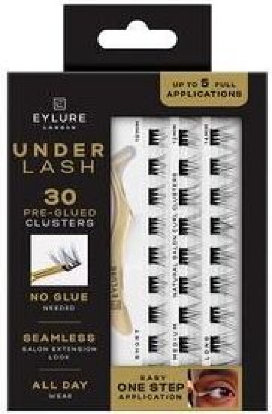 Underlash Pre-Glued Natural Clusters - 30 stk