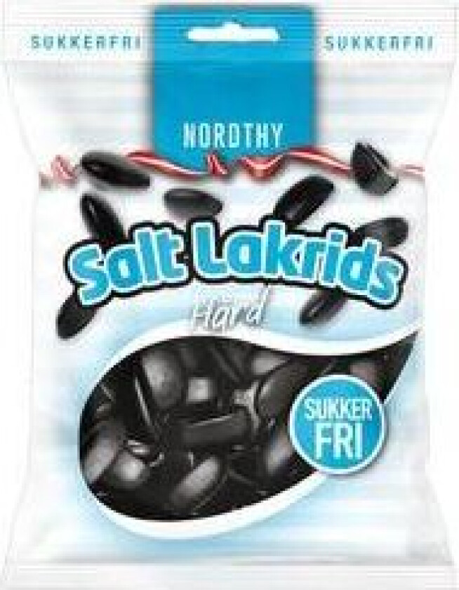 Sukkerfri Salt Lakris Hard - 60 g