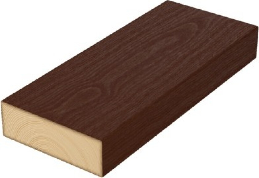 Konstruksjonsvirke furu 48x148 royalimpregnert tjærebrun rb.10 marnar