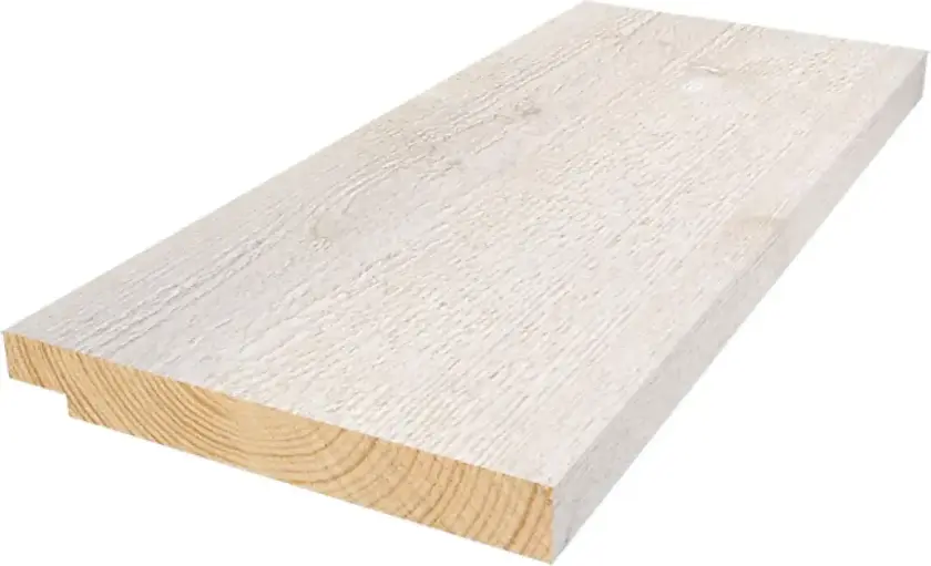 E-falspanel 19x148 mm egghvit Drygolin mellomstrøk visir gran