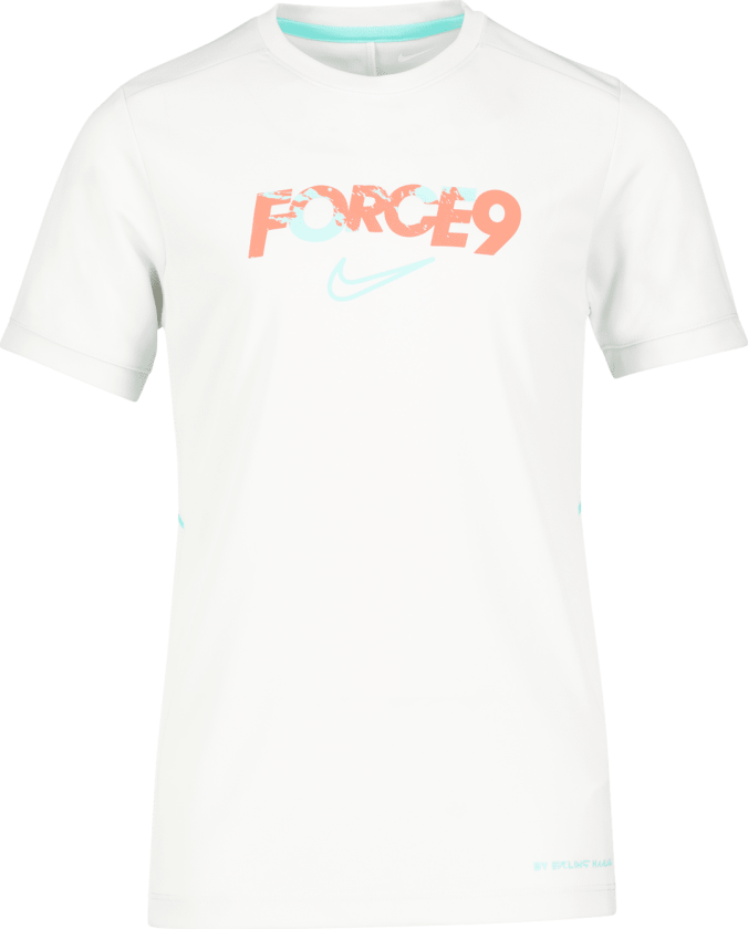Erling Haaland Dri-FIT Academy 25 Top Short Sleeve, fotballtrøye, barn PHOTON DUST/DUST