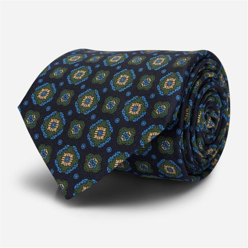 Silk Tie - Blue/green Blå OS