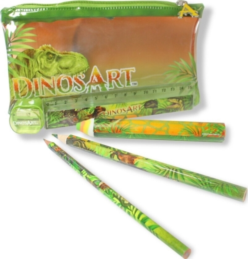 Dinosart Dinosart Stationery Set In Pencil Case, 15305
