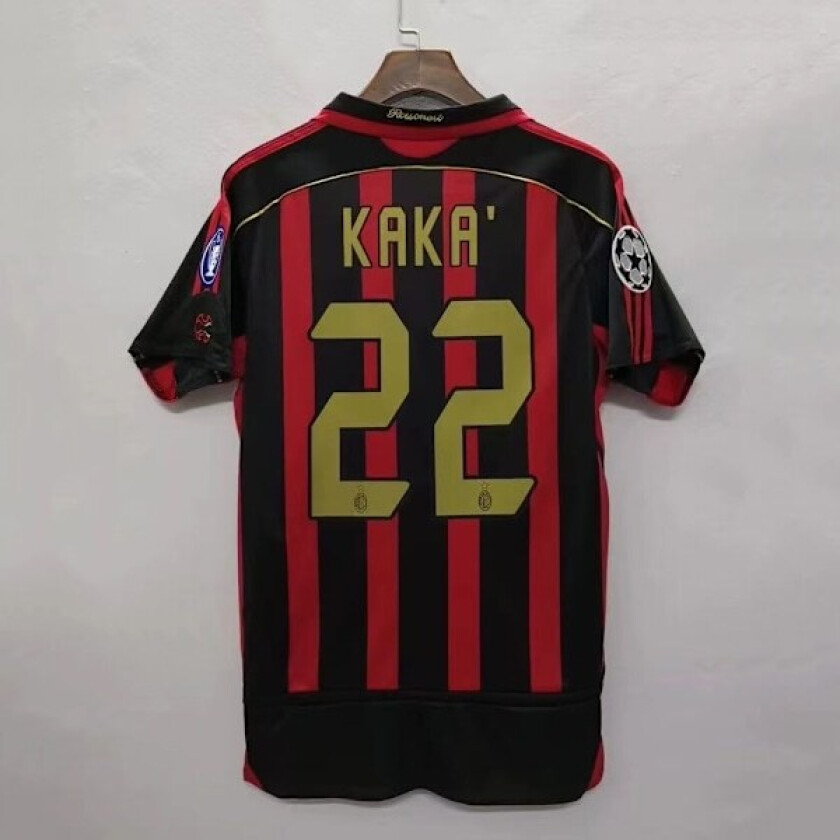 06-07 AC Milan hjemmedrakt, 22 Kaka fan minneskjorte M(170-175cm)