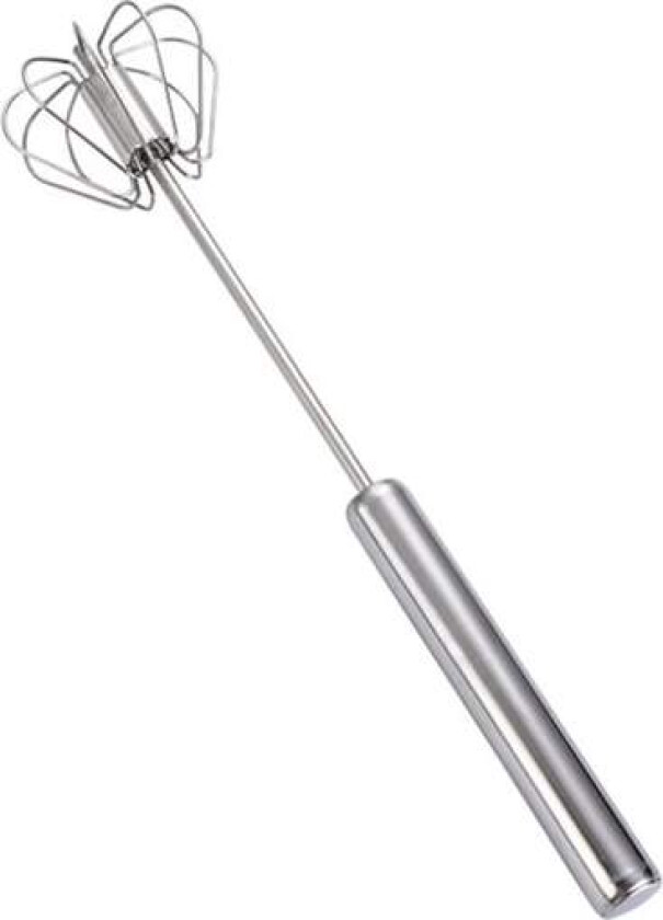 Rustfritt stål visp, håndholdt roterende visp, håndmikser, for miksing, røring