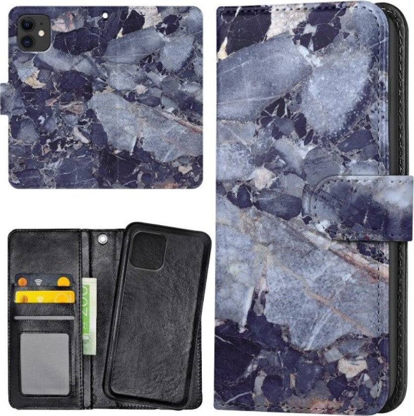 iPhone 12/12 Pro - Lommebok Deksel Marmor